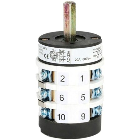 Dækskiftemotor 20A 220/380V Afbryder & Revers Pedal & Revers