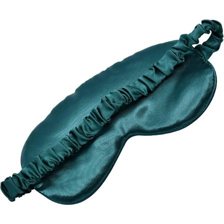 Go Go Gadget - Sovmask - Ögonmask - Mörkläggning - Mjuk - Satin - Glänsande - Mörkgrön