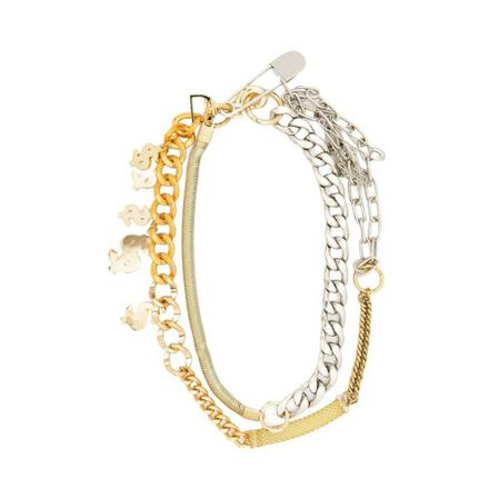 Sacai, Necklace Geel, Dames, Maat:ONE Size