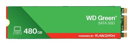 WD WD Green SATA 480GB Internal SSD Solid State Drive - SATA 6Gb/s M.2 2280 - WDS480G3G0B