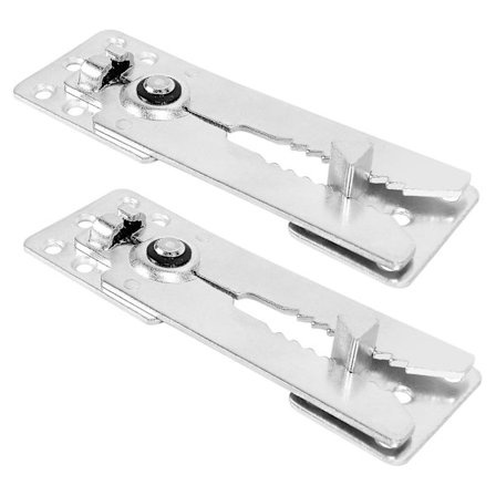 2-pack Sektionssoffkoppling, Metall Sektionssoffmöbel Koppling Sektionskopplare