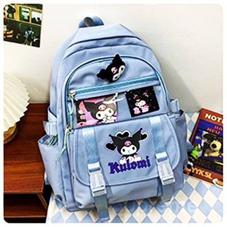 San rio Kuromi Ryggsäck Girl Fashion Largecapacity Skolväskor