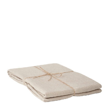 Åhléns Home Bordsduk i linne HIRO 145x250 cm Bordstextil Brun ONESIZE
