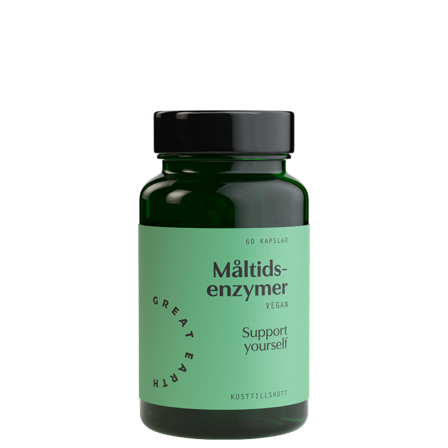 Great Earth Vegan Enzymes, 60 kapsler