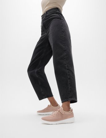 FitFlop Super-Q Knit Slip-On Laced Sneakers - Pink - 37