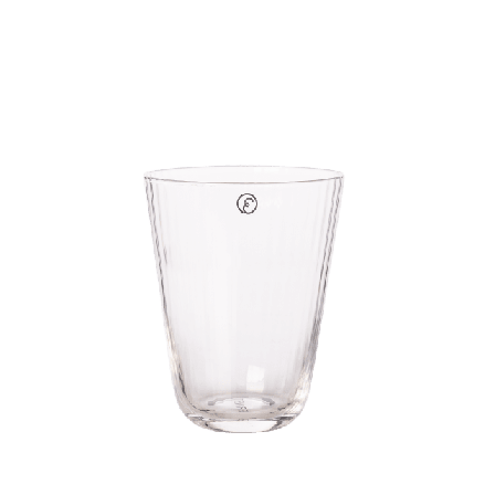 ERNST Dricksglas räfflat Kök & matlagning Transparant d8,4 h10,5