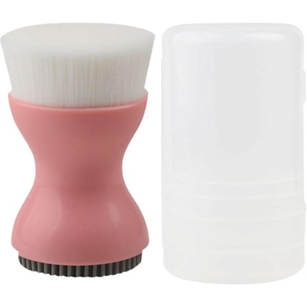 ING Blød Silikone Ansigtsrensebørste Ansigtskrub Mild Kropsskrubber Brusebad Skummende Børster Holdbar Svamp