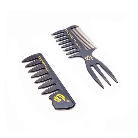 2 stk skjeggkammer med flere varianter