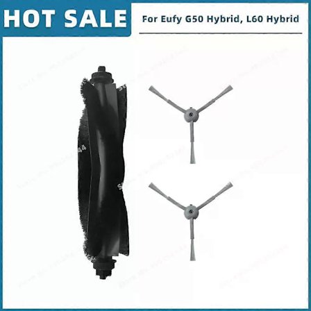 Sopii Eufy G50 Hybrid / L60 Hybrid / L60 Hybrid SES Varaosat Tarvikkeet Pääharja Sivuharja Hepa-suodatin Moppiliina [Db] Set C Set C