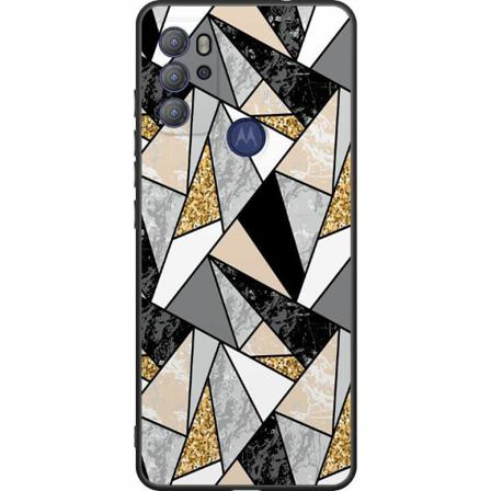 Motorola Moto G60s Svart Skal Marble Print