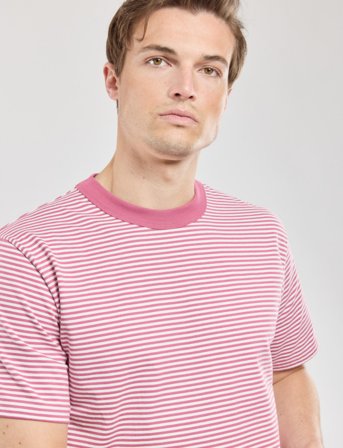 Armor Lux Striped T-Shirt Héritage - Red - S