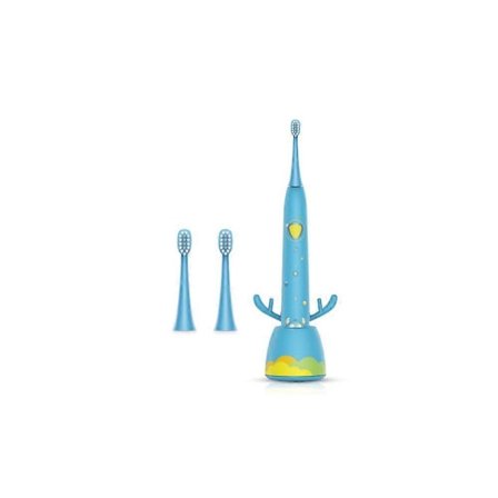 Grossist Barns Elektriska Tandborste Mjuka Borststrån Induktionsladdningsbar Intelligent Sonic.Blå