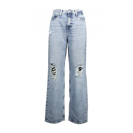 Calvin Klein, Wide Jeans Blauw, Dames, Maat:W31