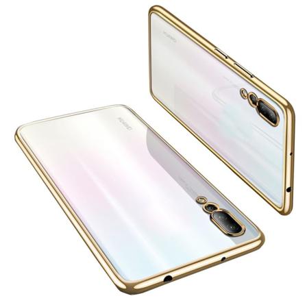Effektfullt Skal I Mjuk Silikon Till Huawei P20 Pro Guld
