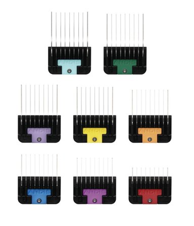 Andis Forlengerkammer i Rustfritt Stål - 8stk