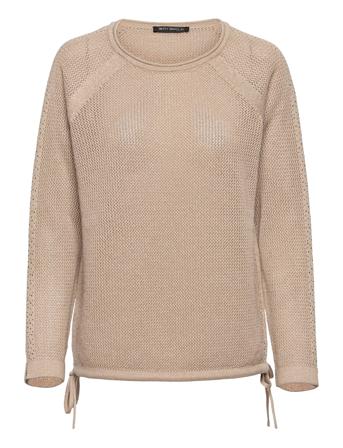 Knitted Pullover Long 1/1 Slee Pullover Beige Betty Barclay