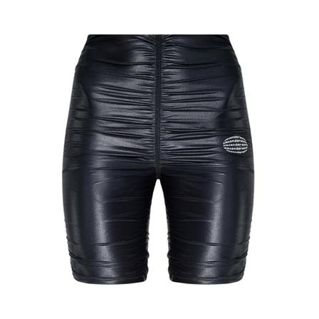 Alexander Wang Cropped leggings with gathers Sort, Dame Shorts