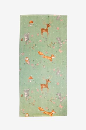 Redlunds - Stampe frotté 65x130 - Grøn - Håndklæder - 65X130 - Fra Homeroom