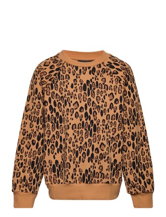 Mini Rodini Basic Leopard Sweatshirt - Brown - 140-146