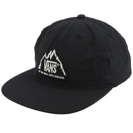 Vans - Black - snapback - Cap - Crestline Unstructured Black Snapback - Hatstore