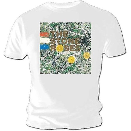 THE STONE ROSES Album Omslag Vit T-shirt Stil 290
