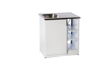 Nimo TB 800 HT Pesupöytä valkoinen Malli oikea, Pesutupa