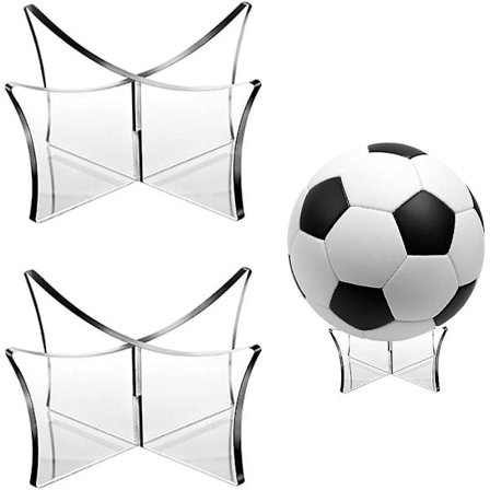 Boldholder, fodbold Display Stand, rugby Boldholder, basketball Boldholder, transparent Akryl Bold Base Akryl Stand til Fodbold Basketball Volleyball