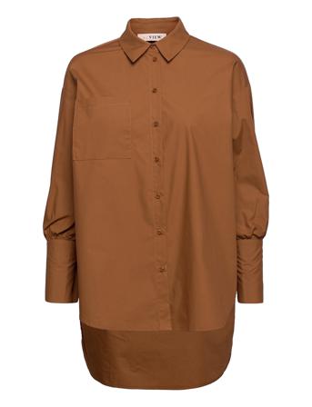 Sofie Shirt Brown A-View