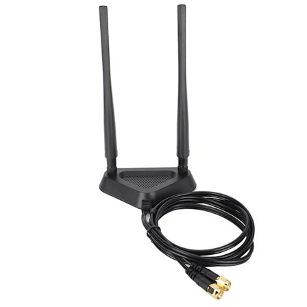 Dual-Band Antenne 2.4G / 5G SMA 6DB Rundstrålende Høy Gain Ekstern Trekantet Base