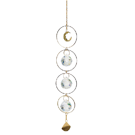 Klar Krystal Prismekugle Vedhæng Hængende Regnbue Solfanger