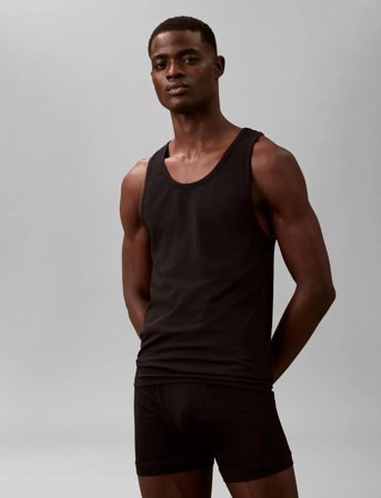 Calvin Klein Tank 3Pk - Black - M