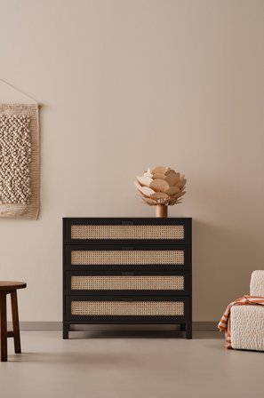 Jotex - Kommode Svart matt svart - MARIANA - Kjøp Barneskap & barnehyller hos Jotex