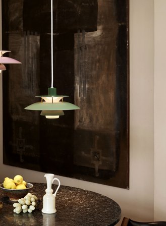 PH 5 mini taklampe Ø30 - grønne nyanser