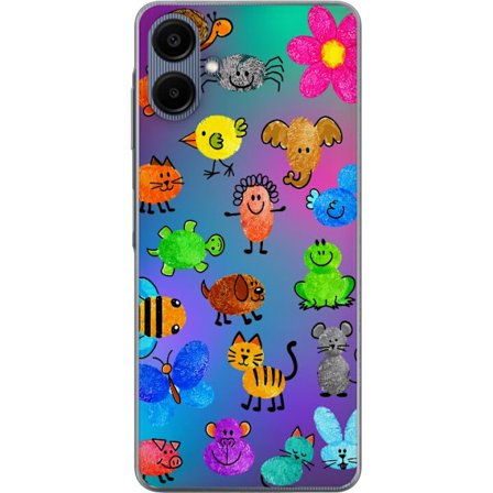 Yhteensopiva Puhelinkuori Samsung Galaxy A06 Little Scribble Friends