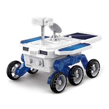 Mars Exploration Car DIY Solar Energy 4WD Kjøretøy Lastbil Montage sett STEM Early Educational Leetøy