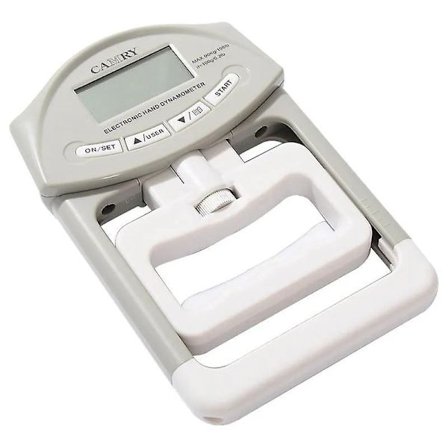 Greb Styrke Tester Træner - Dynamometer Håndgreb Måler Meter, Håndholdt Styrke Træningsredskab til Sport, Skole og Hjemmebrug (198Lbs / 90Kgs)