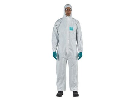ALPHATEC Skyddsoverall 2000 vit S - Lyreco - Skyddsutrustning - Engångskläder - Skyddsoverall