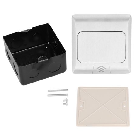 Lattiaan upotettava pistorasia, jossa kaksi USB-porttia, nopea ponnahdusikkuna, upotettu työpöydän pistorasia, US-standardi 250 V