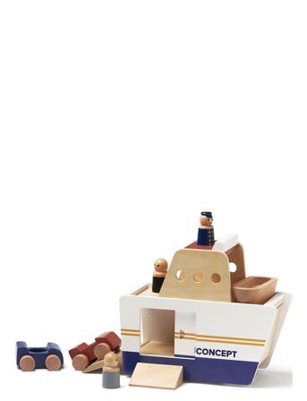 Car Ferry Aiden Toys Toy Cars & Vehicles Toy Vehicles Boats Multi/patterned Kid's Concept