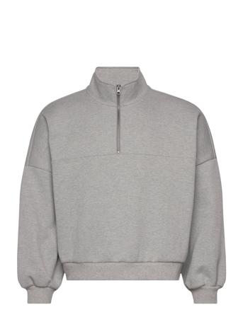 Elevated Double Knit Loose Mock Neck Sport Women Sport Clothing Sport Sweat-shirts & Hoodies Sport Sweat-shirts Grey VANS