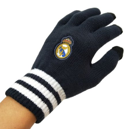 Fodboldhold logo fanartikler touch screen plus fløjlshandsker træning varme Barcelona Real Madrid Paris Chelsea Juventus