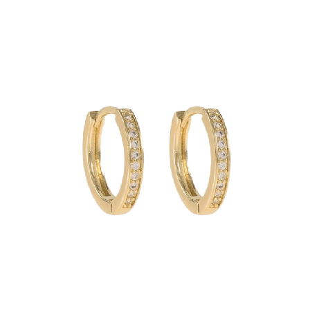 SNÖ of Sweden Elaine Small Ring Ear Örhängen Dam Guld ONESIZE