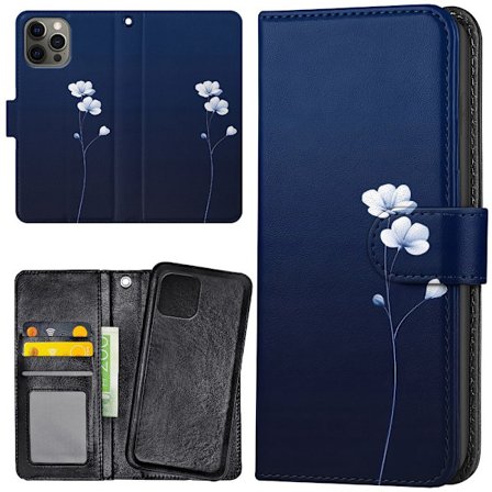 iPhone 15 Pro Max - Plånboksfodral/Skal Flower