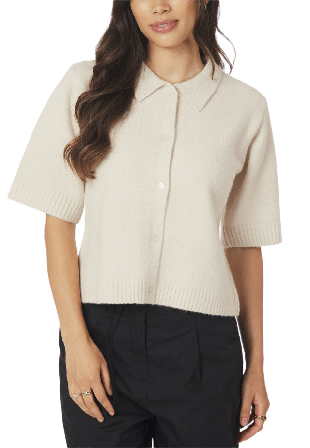 Neo Noir Cunna Knit Blouse Stickat Dam Vit 36