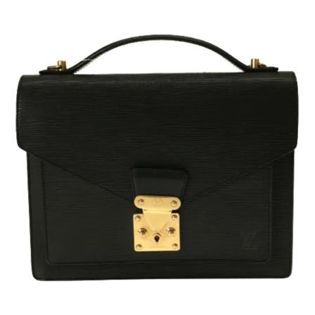 Louis Vuitton Vintage Pre-owned Handbags Sort, Dame Vintage Tasker, Størrelse: ONE Size