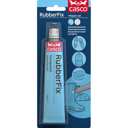 Casco Rubberfix Reparationspasta 50 ml, transparent, Kemteknik