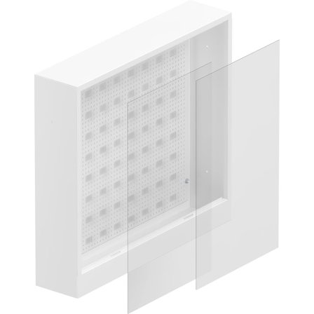 Uponor Aqua Plus 2054522 Jakelukaappi 350 x 350 mm Syvyys: 118 mm, Asennus