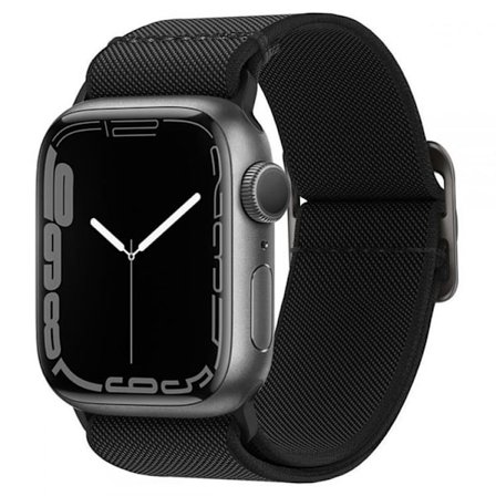Spigen Fit Lite Armband Apple Watch 4/5/6/7/8/SE/Ultra (42/44/45/49 mm) - Svart