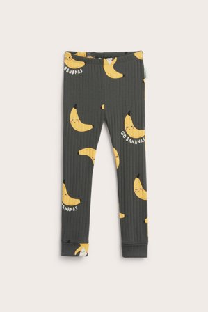 Kappahl | Ribbede leggings Svart 86/92 | Svart