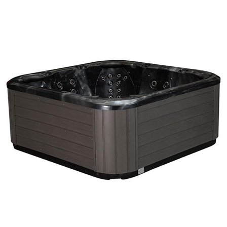 Swebad Bärnsten Spabad 2,2 x 2,2 x 0,92 m, 1300L Pearl Shadow, Pooler & utebad